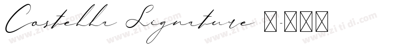 Costella Signature 语字体转换